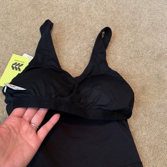 Women’s FLEX V- NECK TANK SPORTS BRA Size XS -Active Wear All In Motion NWT - Picture 6 of 13